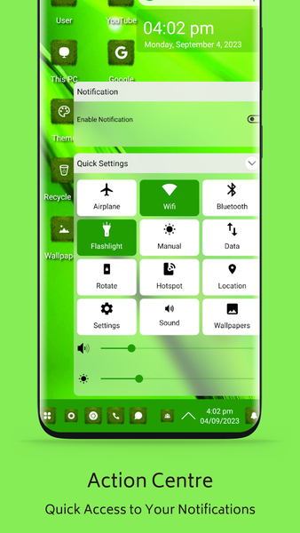 Grass Theme For Launcher - Image screenshot of android app