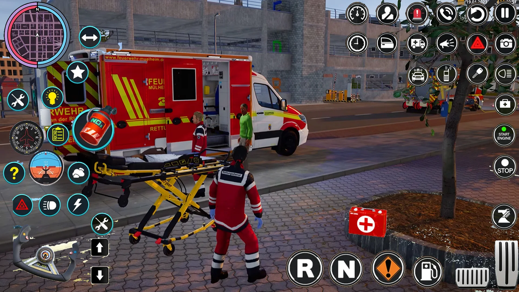 US Ambulance Simulator Games - عکس بازی موبایلی اندروید