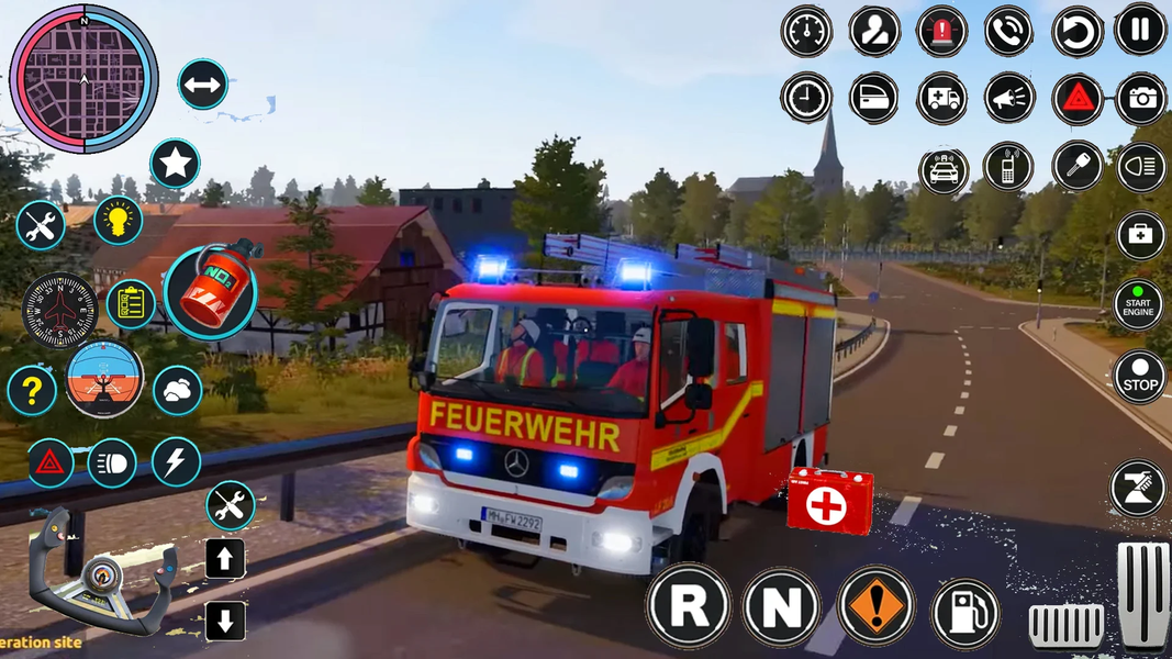 US Ambulance Simulator Games - عکس بازی موبایلی اندروید