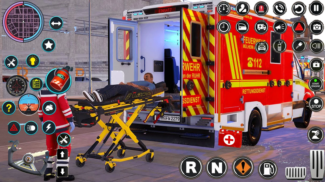 US Ambulance Simulator Games - عکس بازی موبایلی اندروید