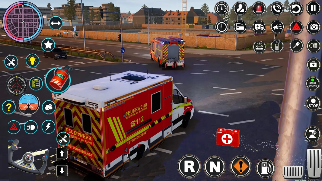 US Ambulance Simulator Games - عکس بازی موبایلی اندروید