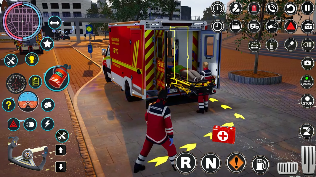 US Ambulance Simulator Games - عکس بازی موبایلی اندروید