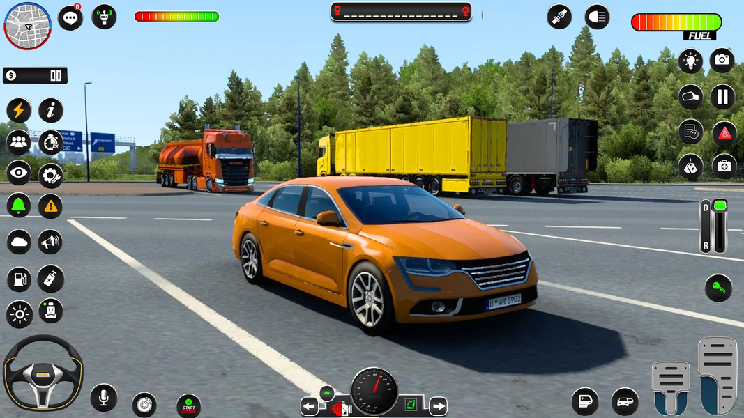 Car Games 3d Auto Driving game - Gameplay image of android game