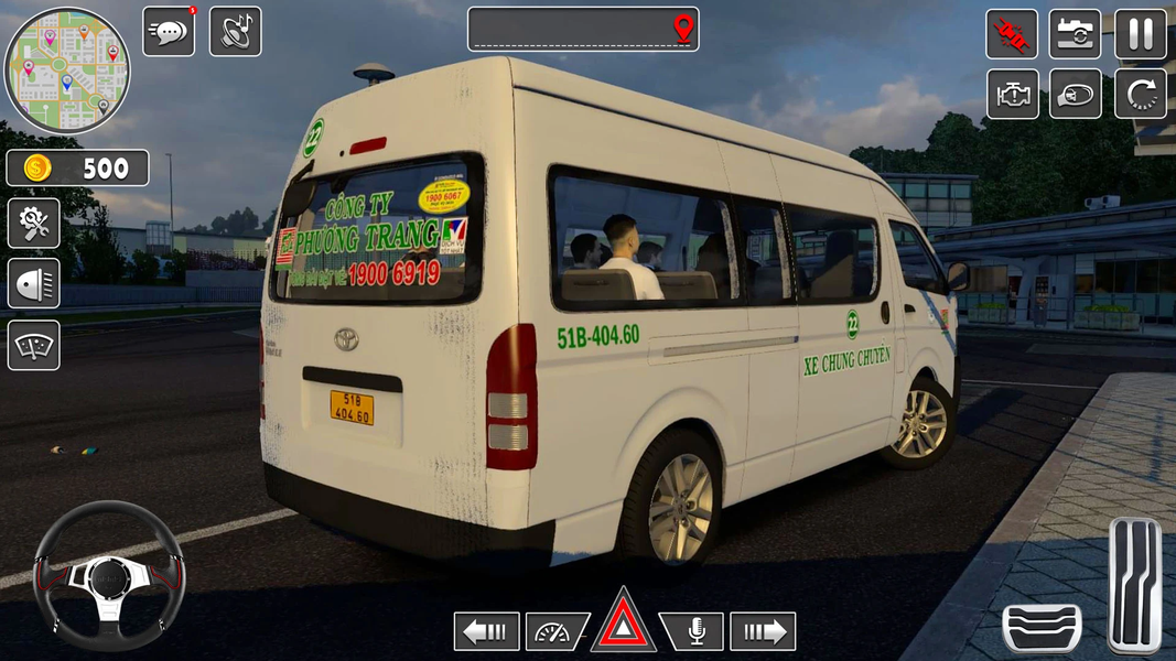 Mini Bus Travel Bus Games 2024 - Gameplay image of android game