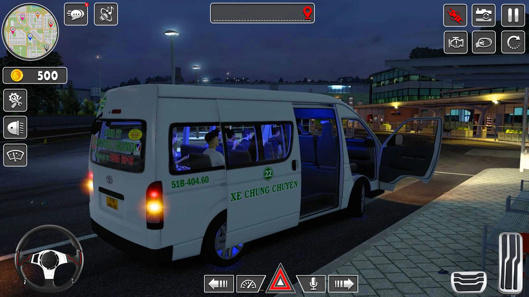 Mini Bus Travel Bus Games 2024 - Gameplay image of android game