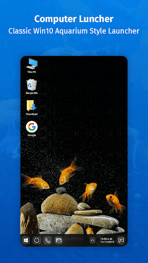 Launcher Aquarium - Image screenshot of android app