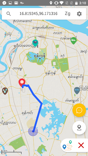 Yangon Map Offline - Image screenshot of android app