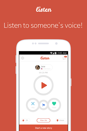 Listen - Free Voice Chat Rooms - عکس برنامه موبایلی اندروید