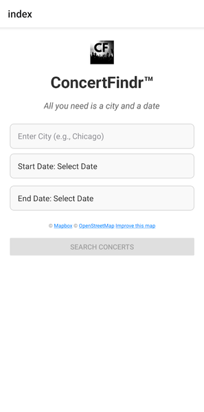 ConcertFindr: Find Concerts - عکس برنامه موبایلی اندروید