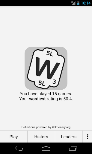 Wordiest - Gameplay image of android game
