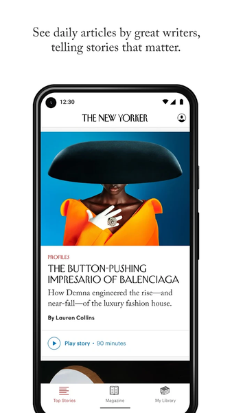 The New Yorker - عکس برنامه موبایلی اندروید