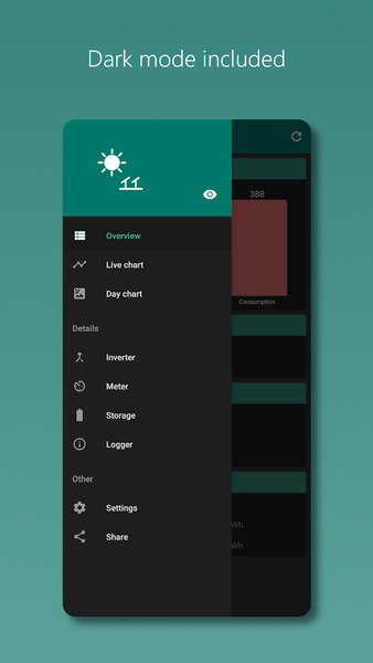 Photovoltaic Monitor - Image screenshot of android app