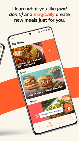 Ollie: Family AI for Meals - Image screenshot of android app