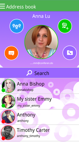 Conferendo - Image screenshot of android app