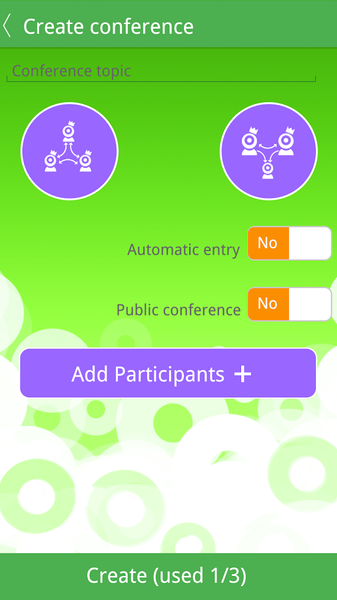 Conferendo - Image screenshot of android app