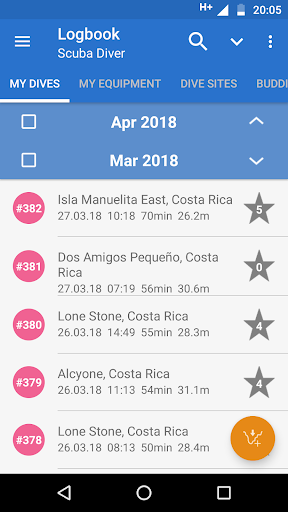 DiveMate (Scuba Dive Log) - عکس برنامه موبایلی اندروید