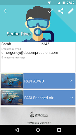 DiveMate (Scuba Dive Log) - Image screenshot of android app