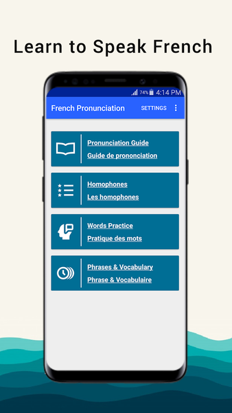 French Pronunciation - Image screenshot of android app