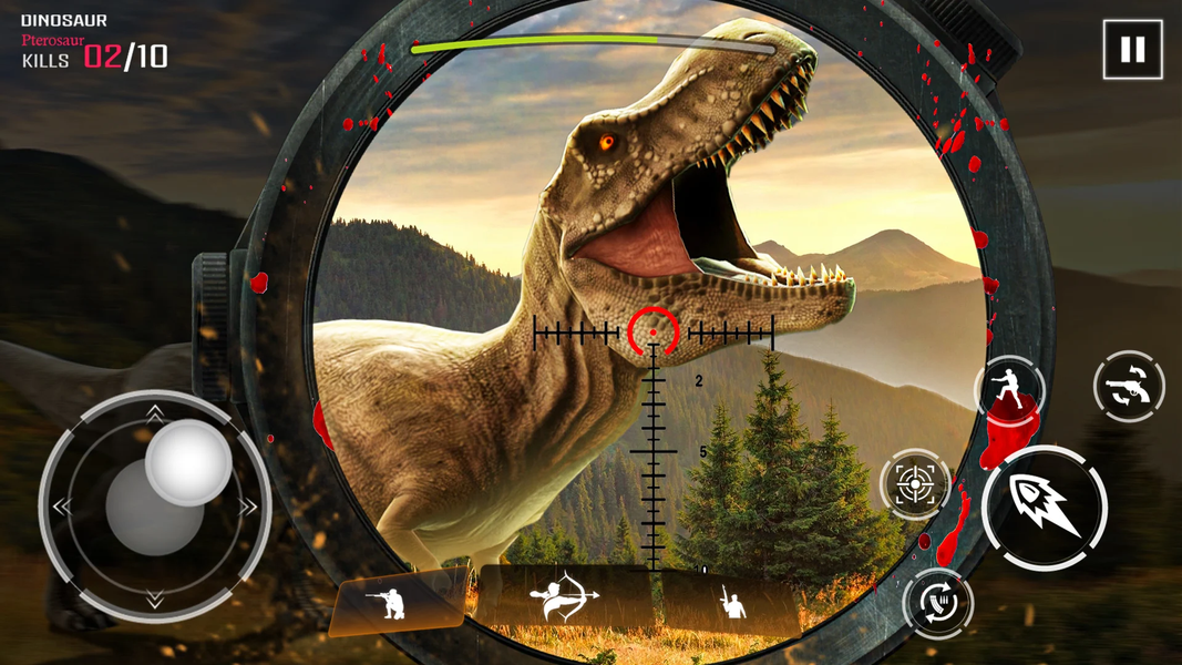 Dinosaur Hunter: Hunting Games - Gameplay image of android game