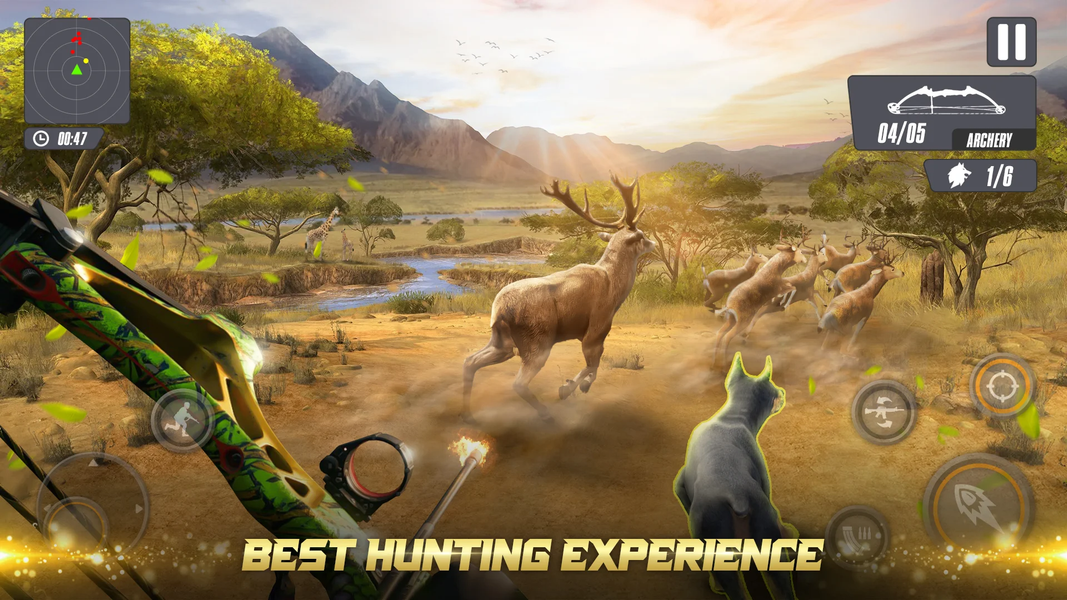 Deer Hunting : Big Buck Hunter - Gameplay image of android game