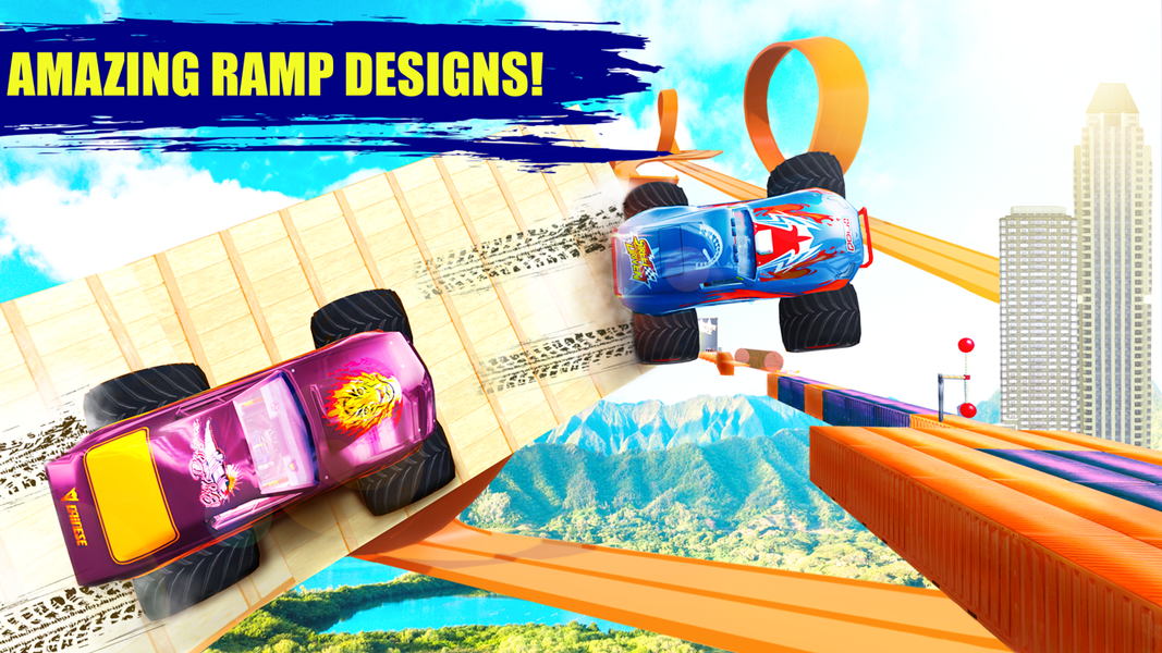 Monster Truck Car Stunt Games - عکس بازی موبایلی اندروید