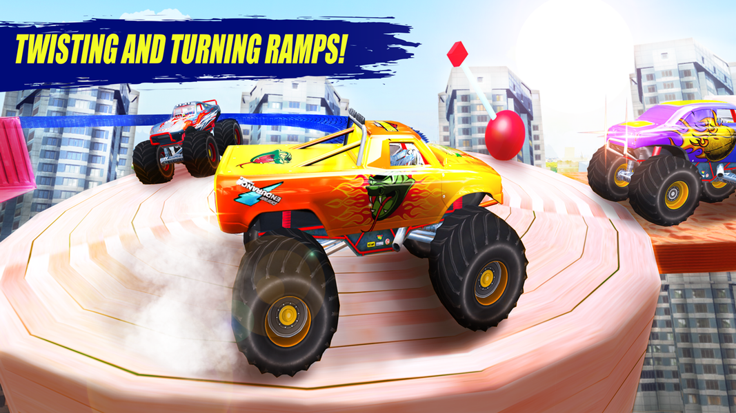 Monster Truck Car Stunt Games - عکس بازی موبایلی اندروید