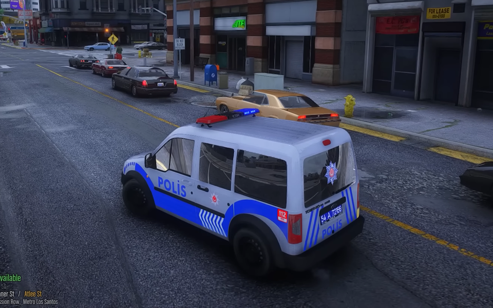 Mini Van Police Simulator Game - Gameplay image of android game