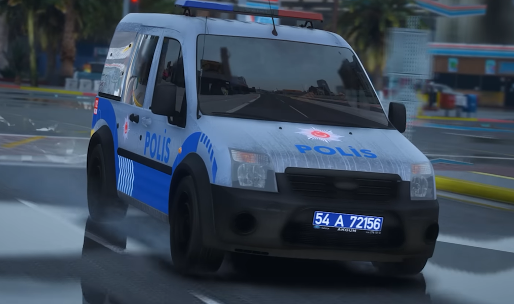 Mini Van Police Simulator Game - Gameplay image of android game