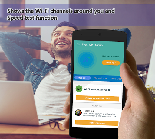 Free Wifi Connect Network Map & 4G Share Hotspot - Image screenshot of android app