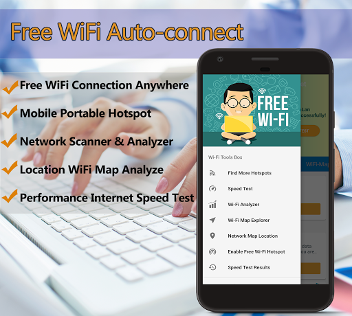 Free Wifi Connect Network Map & 4G Share Hotspot - Image screenshot of android app