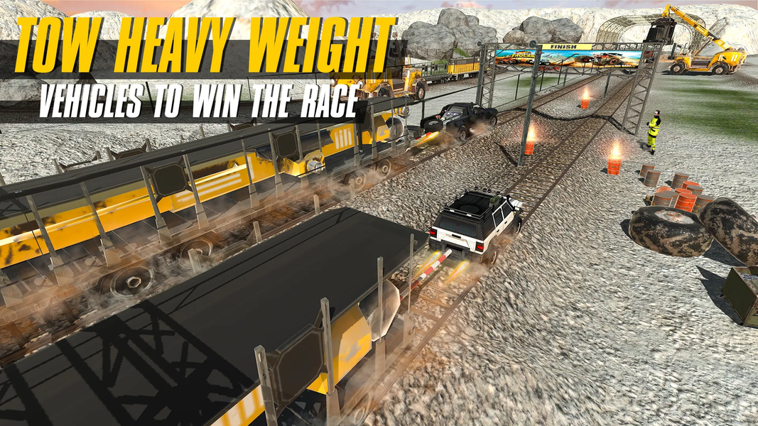 Truck Towing Race - Tow Truck - عکس بازی موبایلی اندروید