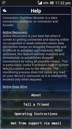 Connection Stabilizer Booster - Image screenshot of android app