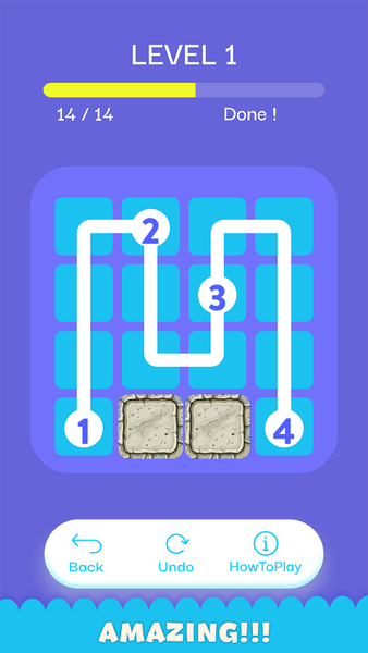 Fill one line number puzzle - عکس بازی موبایلی اندروید