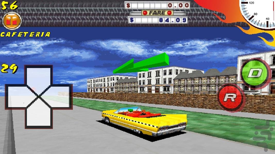 تاکسی دیوانه ۳ بعدی - عکس بازی موبایلی اندروید