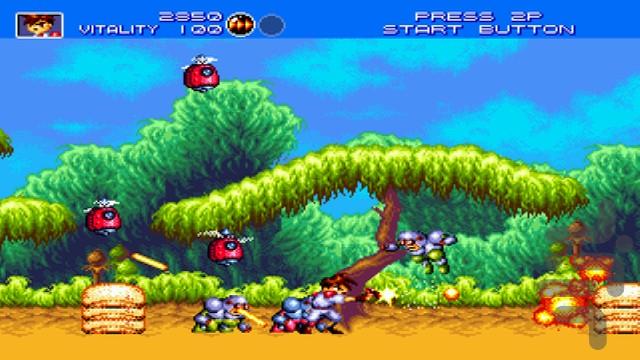 Gunstar Heroes - Gameplay image of android game