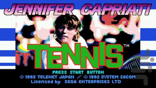 Jennifer Capriati Tennis - Gameplay image of android game