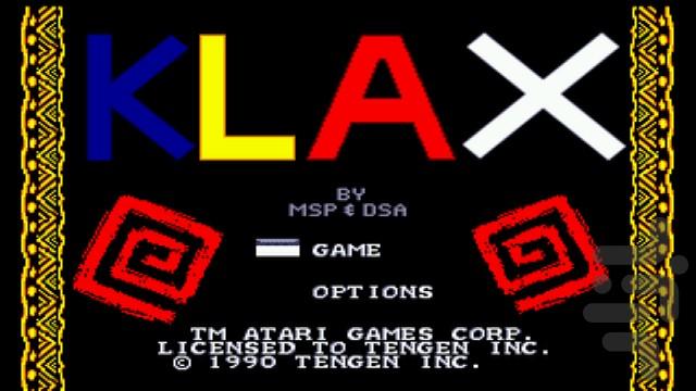 Klax - Gameplay image of android game