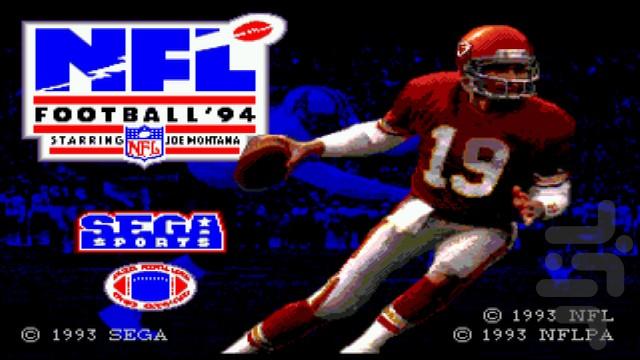 فوتبال NFL 94 با بازی جو مونتانا - عکس بازی موبایلی اندروید