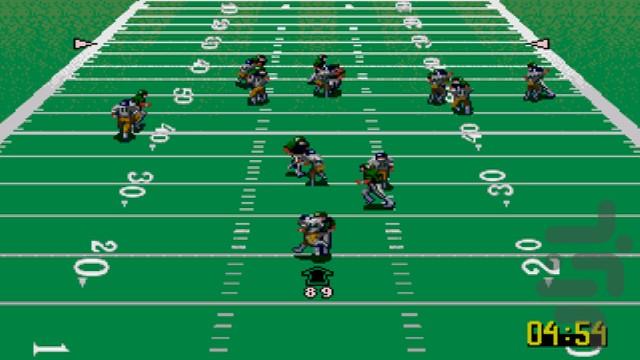 فوتبال باشگاه کوارتربک NFL 96 - Gameplay image of android game