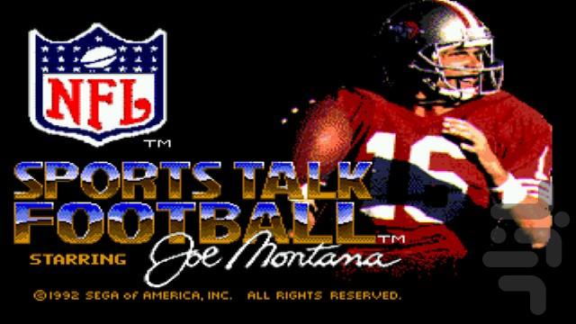 فوتبال NFL 93 با بازی جو مونتانا - عکس بازی موبایلی اندروید