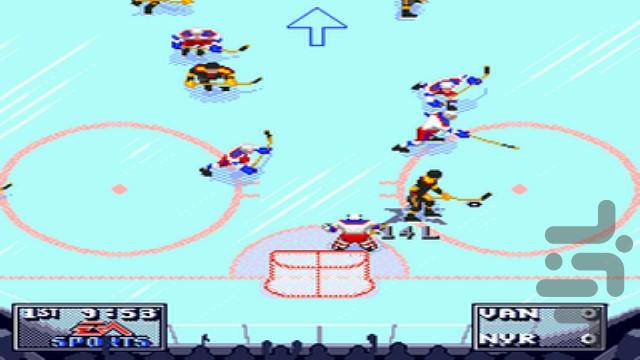 هاکی NHL 95 - Gameplay image of android game