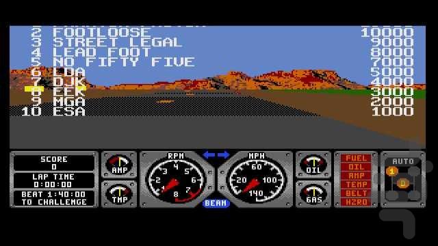 مسابقه درایوین - عکس بازی موبایلی اندروید