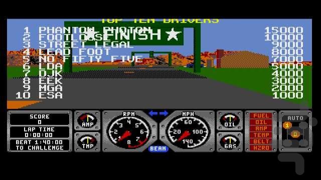 مسابقه درایوین - عکس بازی موبایلی اندروید