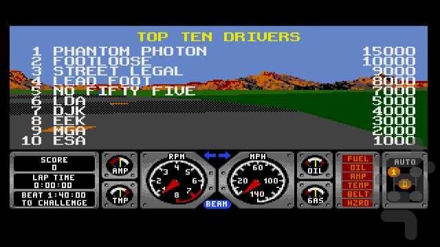 مسابقه درایوین - عکس بازی موبایلی اندروید