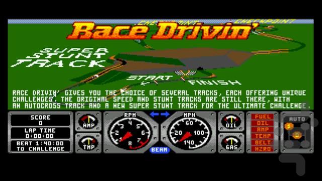 Race Drivin - Gameplay image of android game