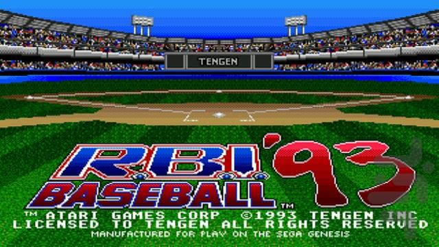 RBI Baseball 93 - Gameplay image of android game