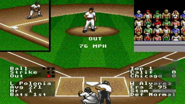 RBI Baseball 94 - Gameplay image of android game