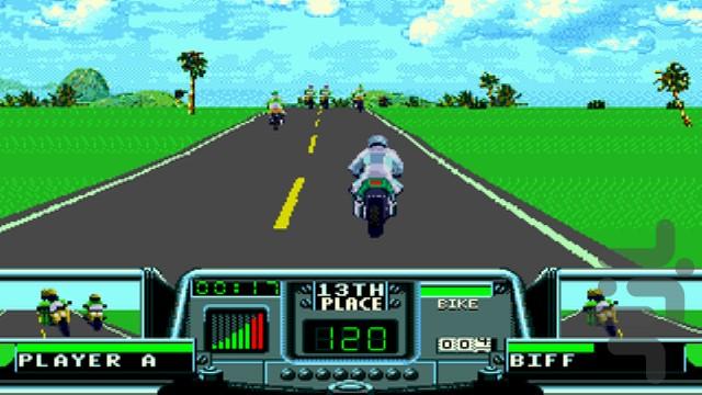 Road Rash 3 - Gameplay image of android game