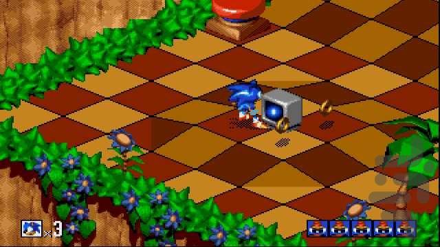 سونیک ۳ بعدی - عکس بازی موبایلی اندروید