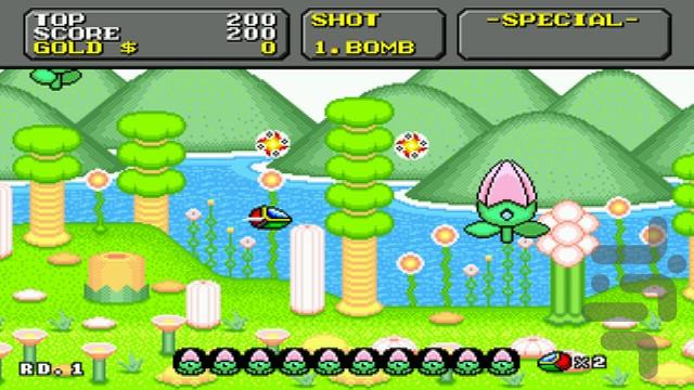 Super Fantasy Zone - Gameplay image of android game